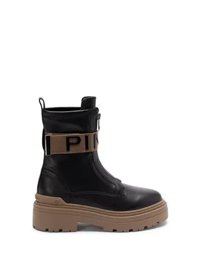 Pinko `mia` Ankle Boots In Black  