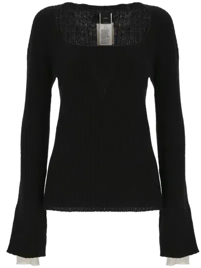 Pinko Sweaters In Black