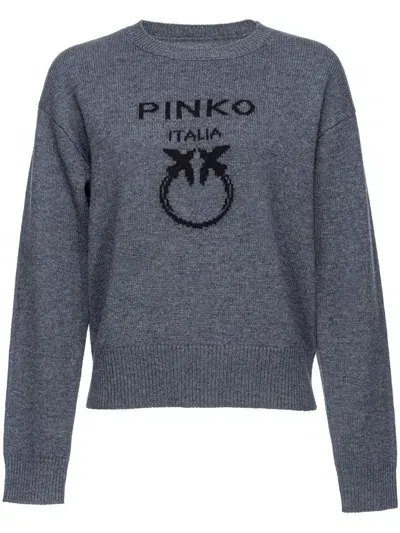 Pinko Sweaters In Grey