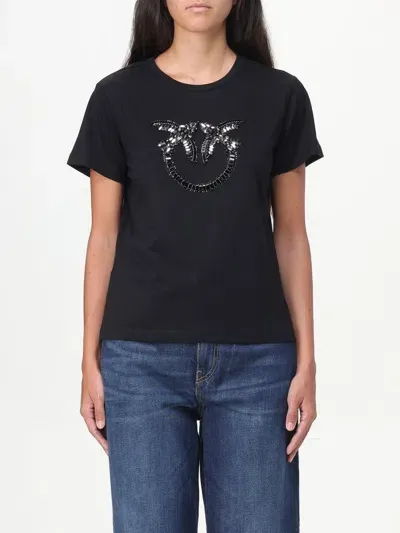 Pinko T-shirt  Woman Color Black In Schwarz