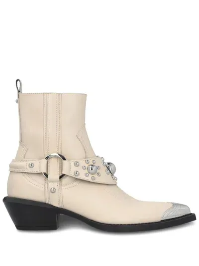 Pinko Tex 07 Boots In Neutrals