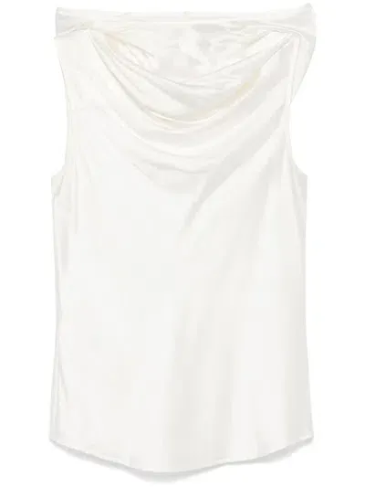 Pinko Travelli Tank Top In White