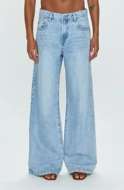 Pistola High Waist Wide Leg Jeans In Chateau