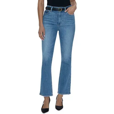 Pistola Krista Ankle Flare Jeans In Vibrant