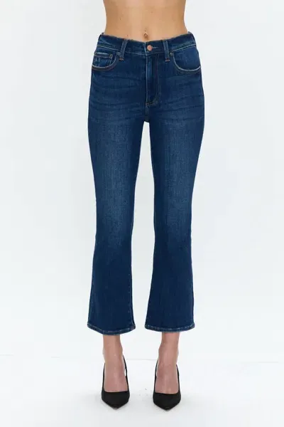 Pistola Lennon High Rise Boot Crop Jeans In Rosslyn In Blue