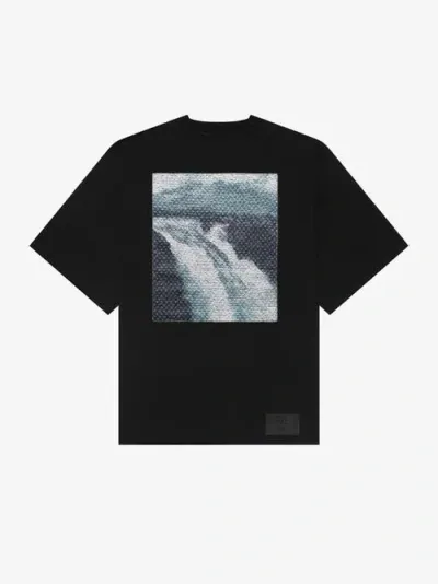 Place Of Elms Angel Falls T-shirt In Black