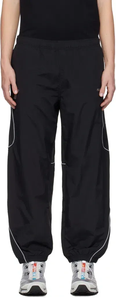 Places+faces Black Nylon Tracksuit Sweatpants