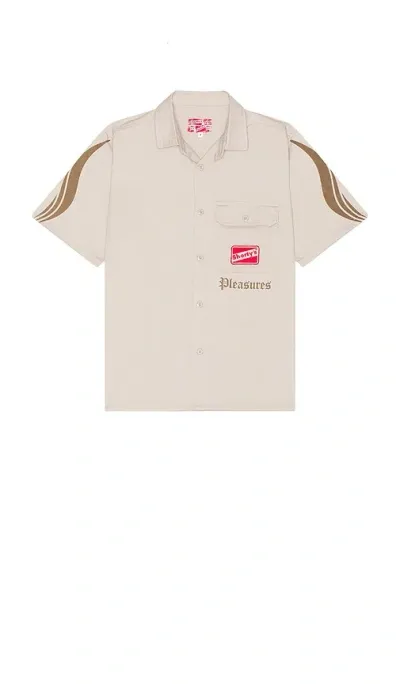 Pleasures Gutierrez Work Shirt In 베이지