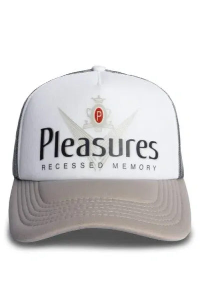 Pleasures Pfunk Trucker Cap In White