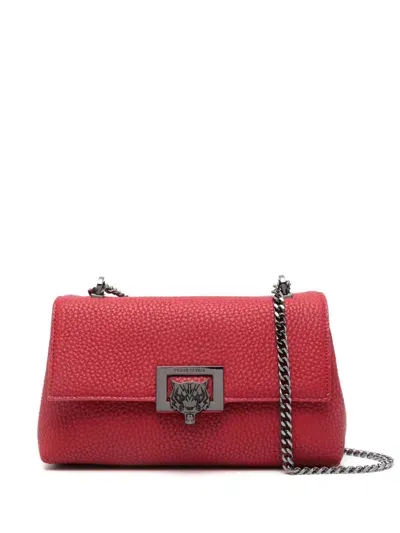 Plein Sport Cindy Shoulder Bag In Red