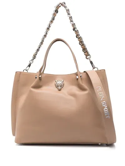 Plein Sport Devon Tote Bag In Neutrals