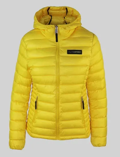 Pre-owned Plein Sport Jacke  Dpps202-24_giallo Gr Xs S M L Xl+ Windbreaker Steppjacke Anora In Gelb