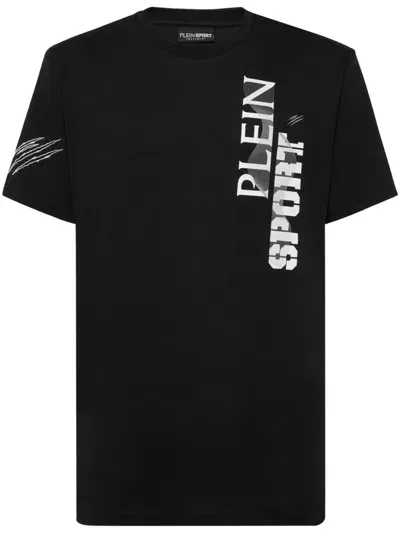 Plein Sport Wave T-shirt In Black