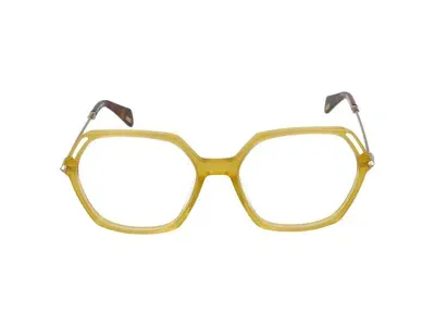 Police Eyeglasses In Gold