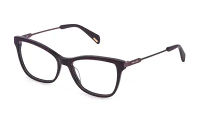 Police Eyeglasses In Shiny Aubergine