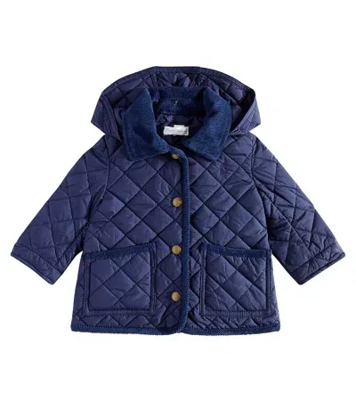 Polo Ralph Lauren Baby Audrey Quilted Jacket In Blue