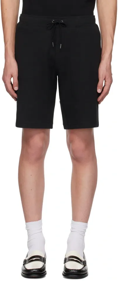 Polo Ralph Lauren Black Drawstring Shorts In Polo Black