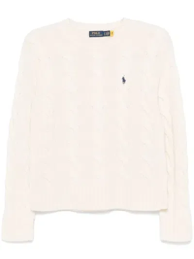 Polo Ralph Lauren Cable-knit Sweater In White