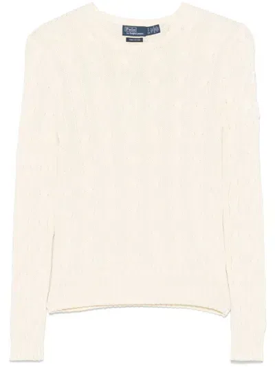 Polo Ralph Lauren Cable-knit Sweater In Neutral