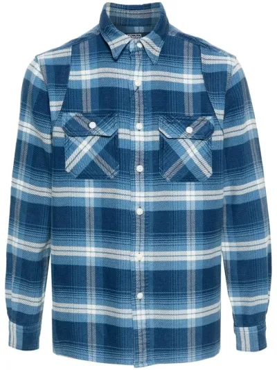 Polo Ralph Lauren Check-pattern Cotton Shirt In Blue