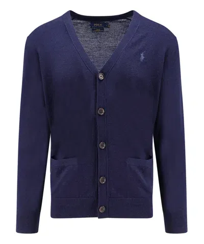 Polo Ralph Lauren Cardigan In Blau