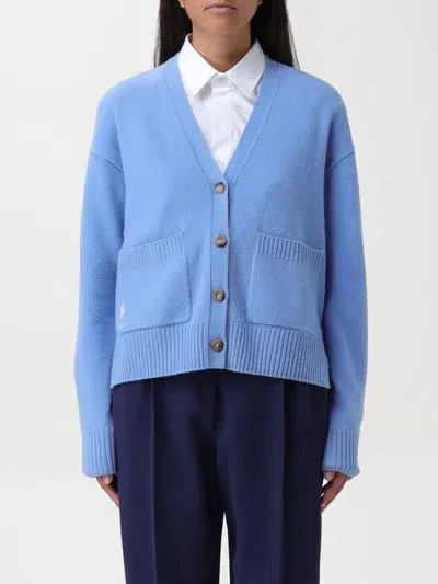 Polo Ralph Lauren Cardigan  Woman Color Blue In Blau