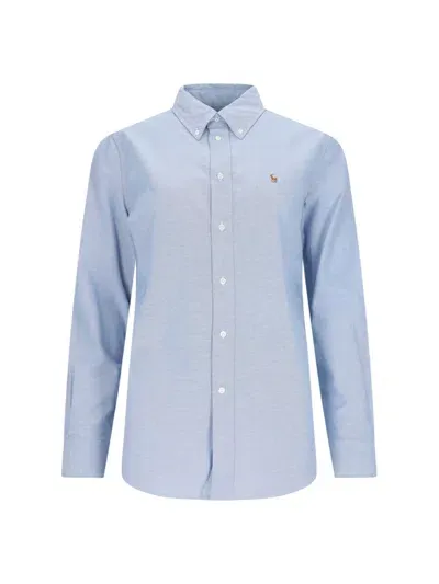 Polo Ralph Lauren Classic Shirt In Blue