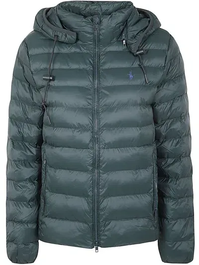 Polo Ralph Lauren Cldn Pk Jacket Insulated Coat In Green