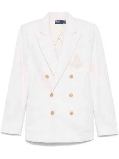 Polo Ralph Lauren Club House Blazer In White