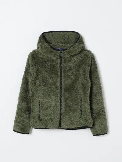 Polo Ralph Lauren Coat  Kids Color Green In Grün