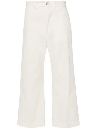 Polo Ralph Lauren Corduroy Trousers In White