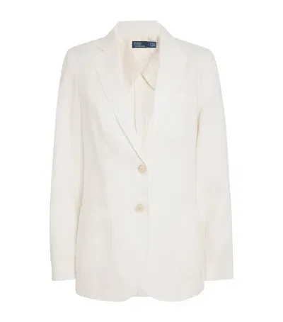 Polo Ralph Lauren Cotton Blazer In White