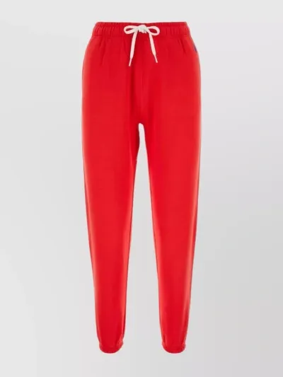 Polo Ralph Lauren Polo Pony-embroidered Track Trousers In Red