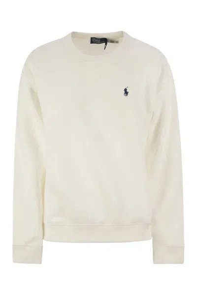 Polo Ralph Lauren Crewneck Sweatshirt In White