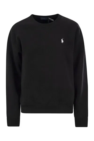 Polo Ralph Lauren Crewneck Sweatshirt In Black