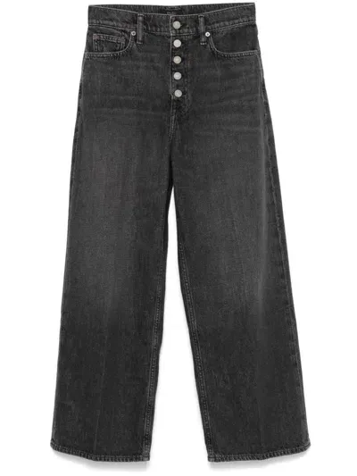 Polo Ralph Lauren Cropped Jeans In Grey