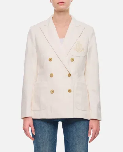 Polo Ralph Lauren Double Breasted Blazer In White