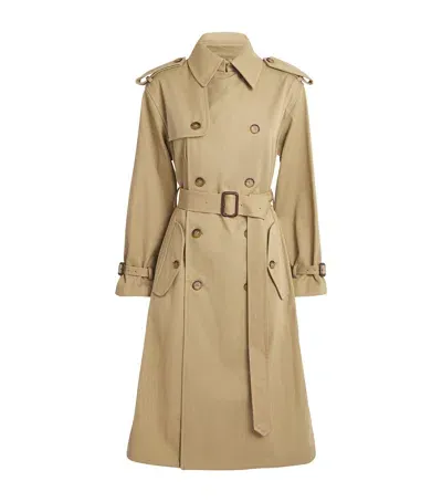 Polo Ralph Lauren Double-breasted Trench Coat In Beige