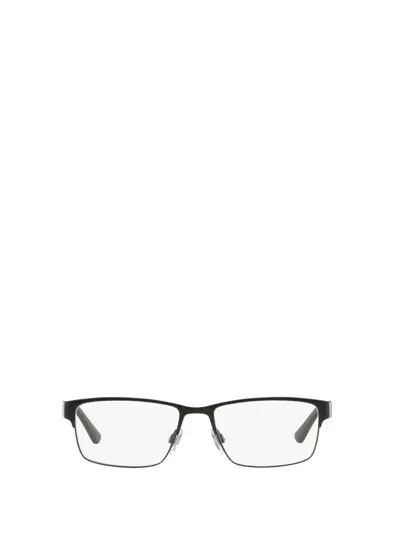 Polo Ralph Lauren Eyeglasses In Matte Black