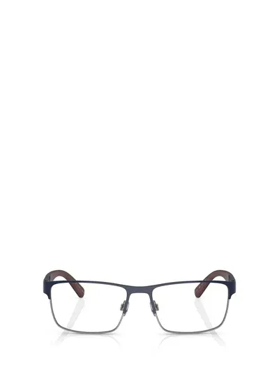 Polo Ralph Lauren Eyeglasses In Shiny Blue / Gunmetal