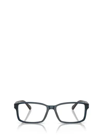 Polo Ralph Lauren Eyeglasses In Shiny Transparent Blue