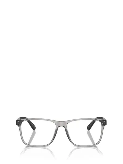 Polo Ralph Lauren Eyeglasses In Shiny Transparent Light Grey