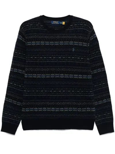 Polo Ralph Lauren Fair-isle Sweater In Blue