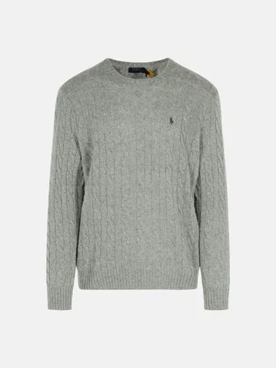 Polo Ralph Lauren Grey Wool Blend Sweater