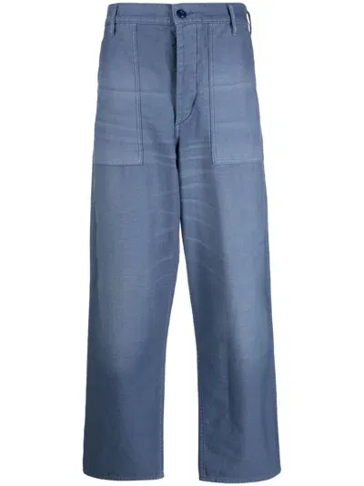 Polo Ralph Lauren High-waisted Wide-leg Jeans In Blau