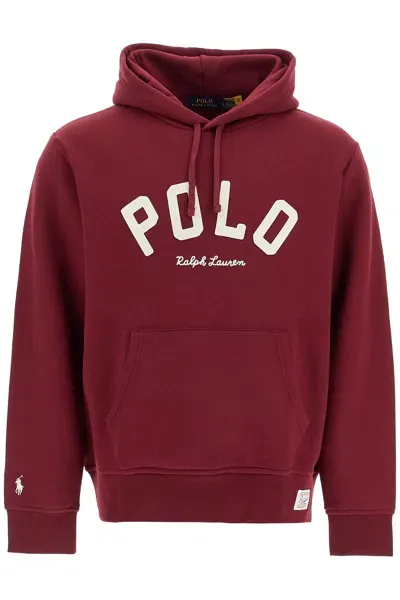 Polo Ralph Lauren Hooded Sweatshirt With In Red