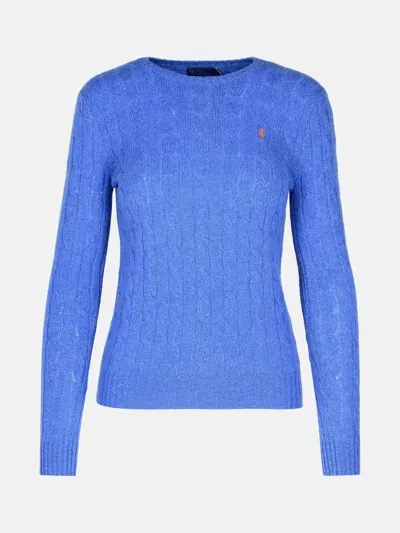 Polo Ralph Lauren 'juliana' Blue Wool Blend Sweater