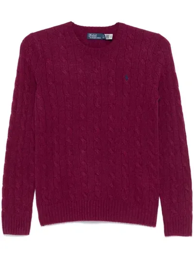 Polo Ralph Lauren Julianna Sweater In Violett