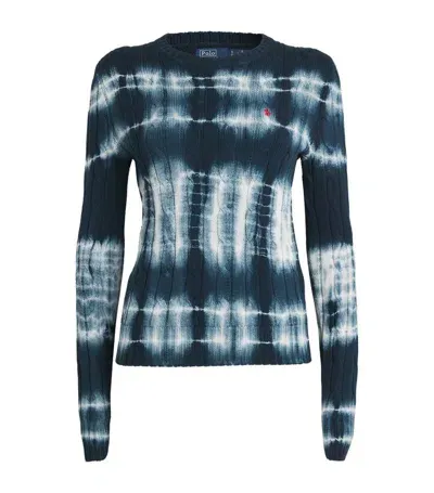 Polo Ralph Lauren Julianna Tie-dye Sweater In Blue