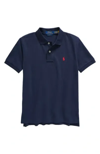 Polo Ralph Lauren Kids'  Knit Polo In Blu